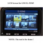LCD Screen Display Replacement for GM EL-52545 TPMS Tool